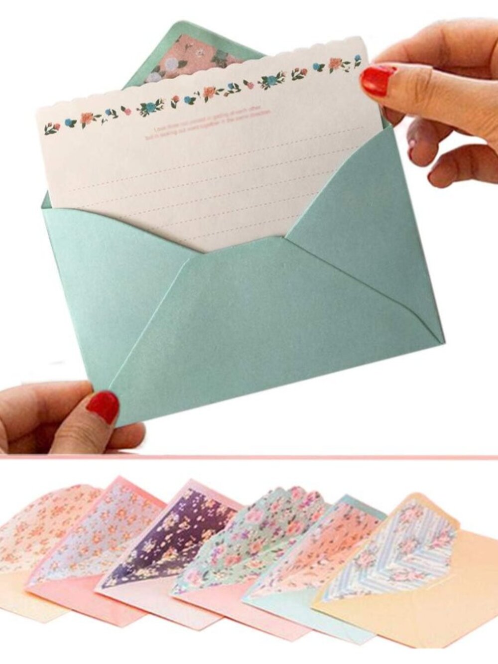 32 Cute Lovely Kawaii Special Design Writing Stationery Paper+16 Envelope 3.45 x